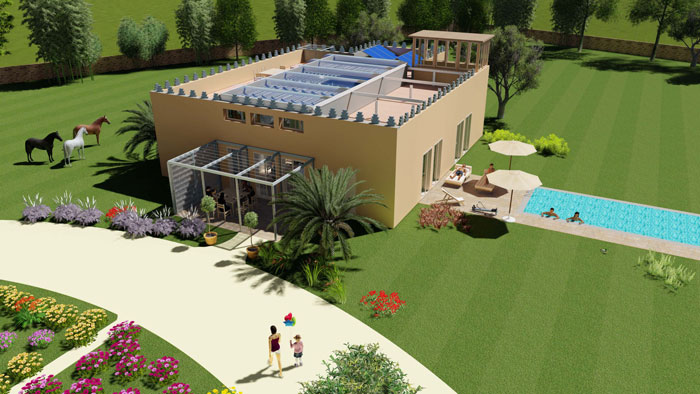Villa contemporaine au Maroc